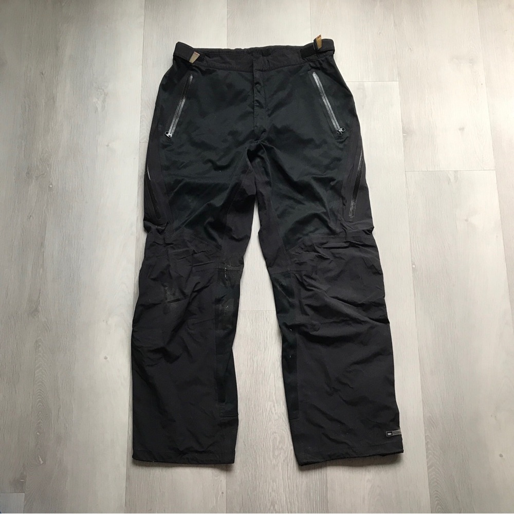 REI CO-OP FIRST CHAIR PEAK PANTS BLACK INSULATED OUTDOOR CAMPING MENS LARGE
